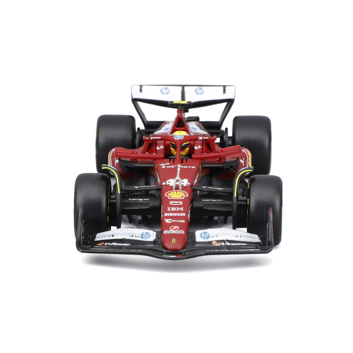 Bburago 1: 43 Ferrari Formula (without helmet & plastic stand) - SF - 25 - 2 - pk (Horizontal) Die-Cast Model Car