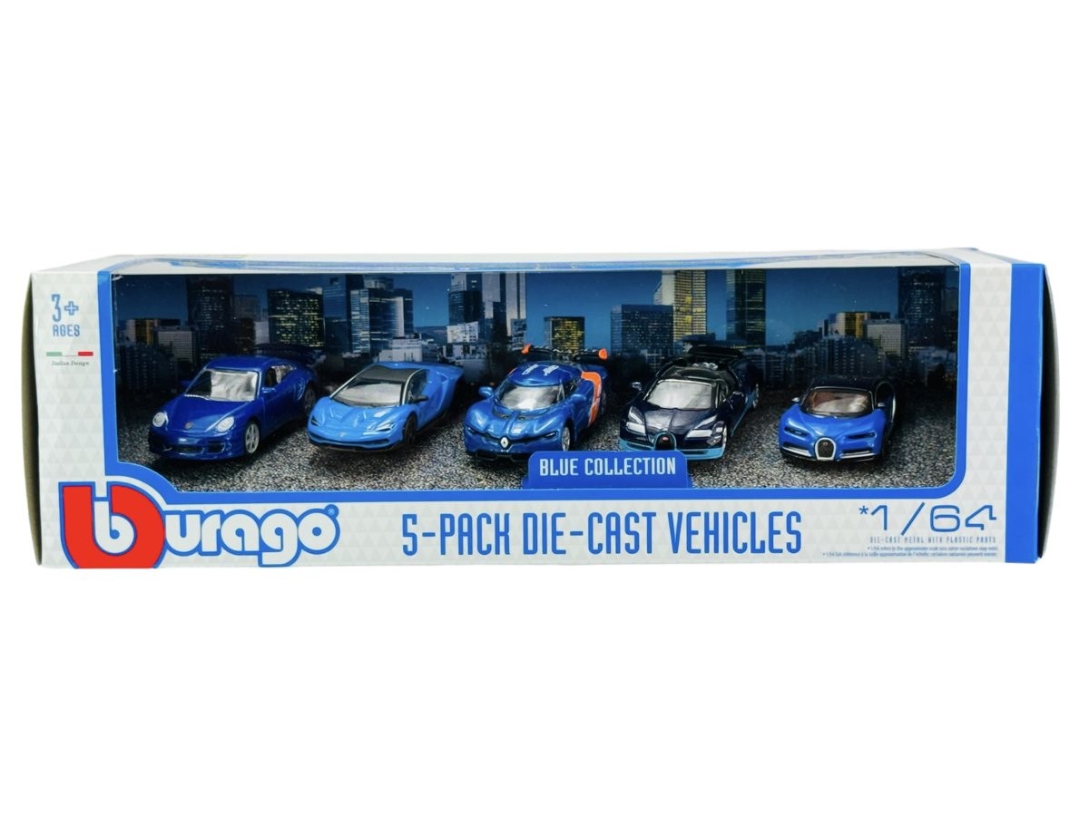 Bburago 1: 64 Bburago 5 - Pk. Die-Cast Model Car